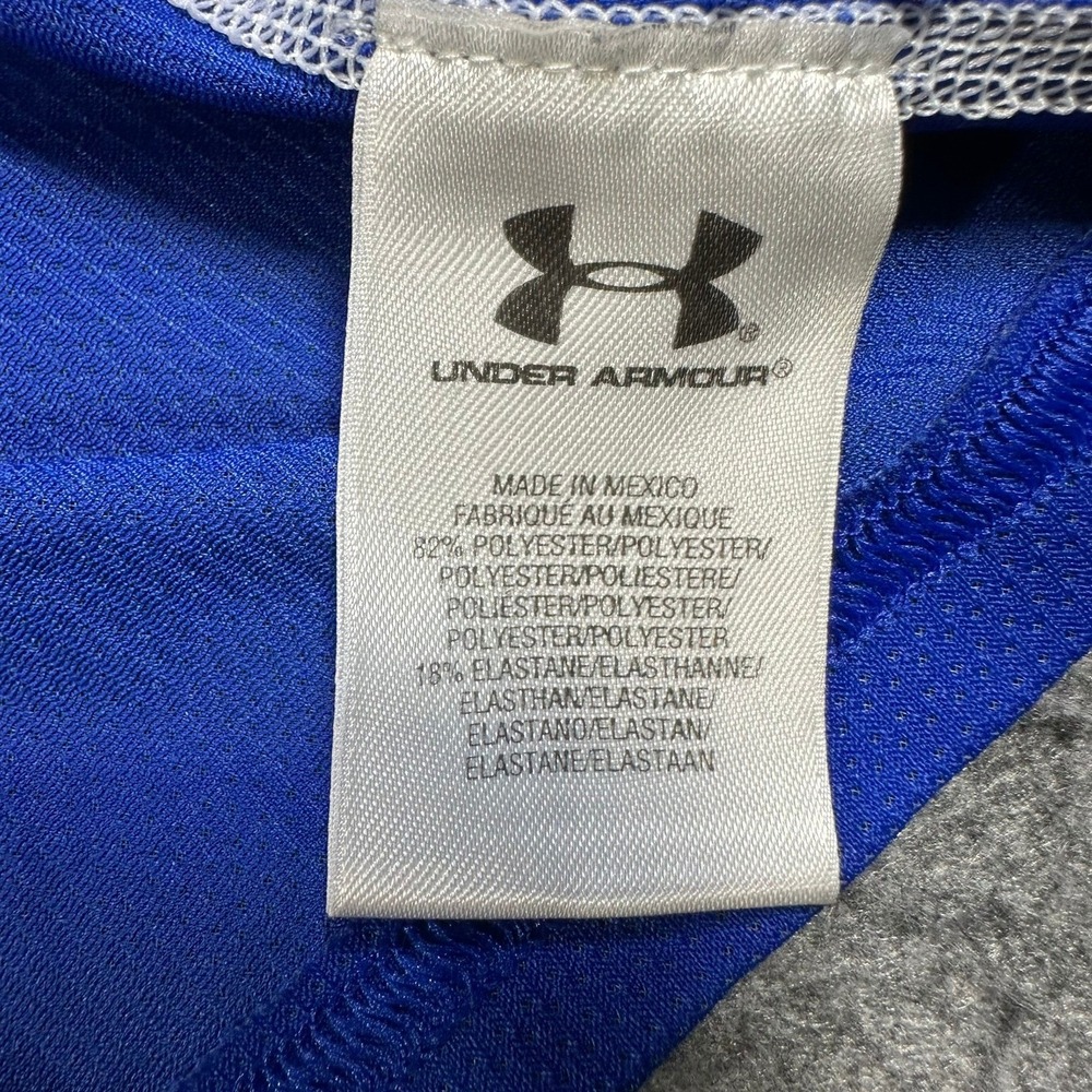 Under Armour Mens HeatGear Blue Digital Camo Long Sleeve Compression Shirt XL - Picture 3 of 6